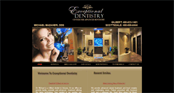 Desktop Screenshot of gilbertazdentistry.com